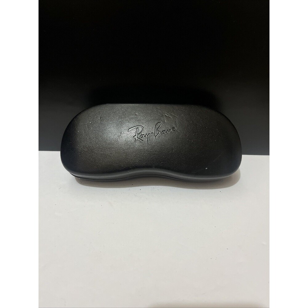 USED RAY BAN  BLACK AUTHENTIC EYEWEAR EYEGLASSES GLASSES CASE ONLY